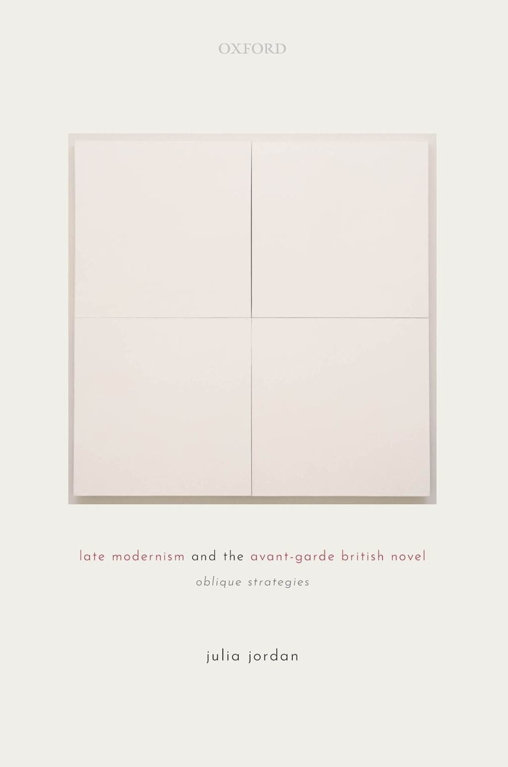 Late Modernism and the Avant-Garde British Novel Oblique Strategies 1st Edition