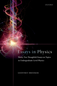 Cover image: Essays in Physics 9780198857242