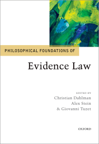 Cover image: Philosophical Foundations of Evidence Law 9780198859307