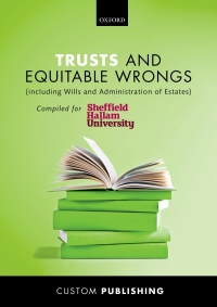 Cover image: SHU: Trusts and Equitable Wrongs