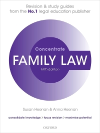 Titelbild: Family Law Concentrate 5th edition 9780192605689