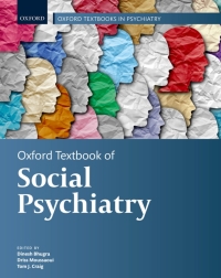 Imagen de portada: Oxford Textbook of Social Psychiatry 9780192606204