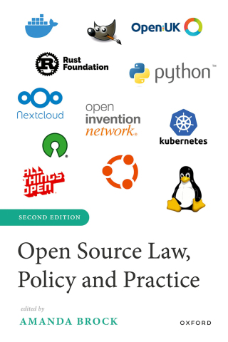 Cover image: Open Source Law, Policy and Practice 2nd edition 9780198862345