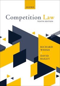 Cover image: Competition Law 10th edition 9780192607126