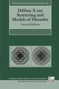 Imagen de portada: Diffuse X-ray Scattering and Models of Disorder 2nd edition 9780198862482