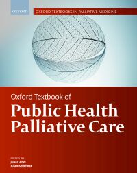 Titelbild: Oxford Textbook of Public Health Palliative Care 9780198862994