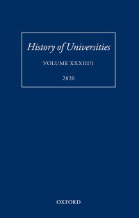 Omslagafbeelding: History of Universities 1st edition 9780198865421