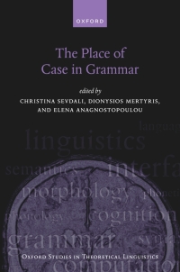 Immagine di copertina: The Place of Case in Grammar 1st edition 9780198865926