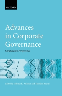 Cover image: Advances in Corporate Governance 1st edition 9780198866367