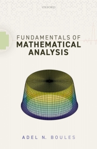 Imagen de portada: Fundamentals of Mathematical Analysis 9780198868781