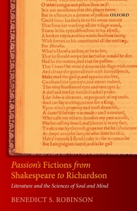 Cover image: Passion's Fictions from Shakespeare to Richardson 9780198869177