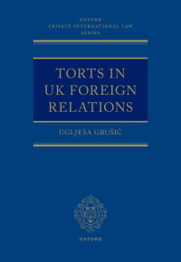 Titelbild: Torts in UK Foreign Relations 1st edition 9780198869221