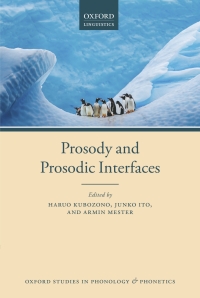 Cover image: Prosody and Prosodic Interfaces 9780198869740