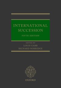Cover image: International Succession 5th edition 9780198870463