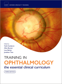 Cover image: Training in Ophthalmology 3rd edition 9780198871590
