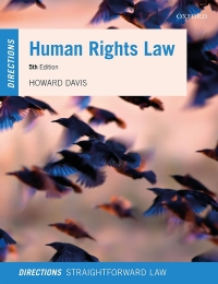 Imagen de portada: Human Rights Law Directions 5th edition 9780198871347