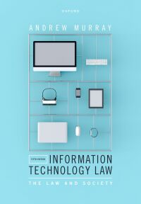 Cover image: Information Technology Law 5th edition 9780192893529