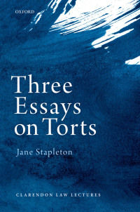 Cover image: Three Essays on Torts 9780192893734