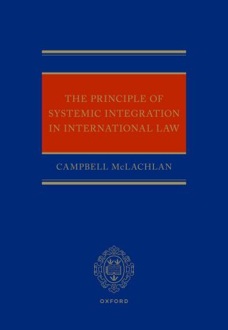 Cover image: The Principle of Systemic Integration in International Law 1st edition 9780192893741