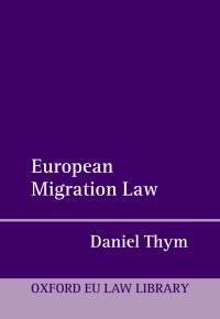 Cover image: European Migration Law 9780192894274