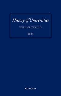 Omslagafbeelding: History of Universities Volume XXXIII/2 1st edition 9780192893833