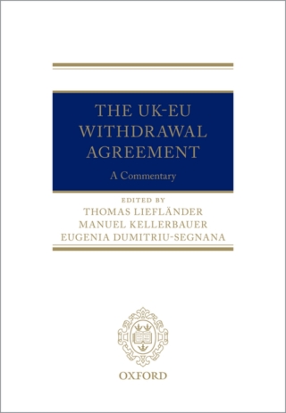 Cover image: The UK-EU Withdrawal Agreement 9780192647405