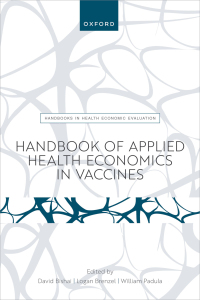 Cover image: Handbook of Applied Health Economics in Vaccines 9780192896087