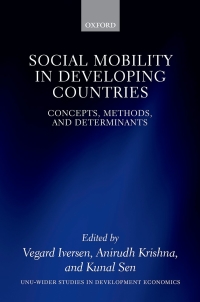 صورة الغلاف: Social Mobility in Developing Countries 9780192896858