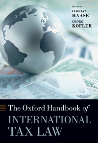 Cover image: The Oxford Handbook of International Tax Law 1st edition 9780192897688