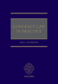 صورة الغلاف: Contract Law in Practice 9780192897947