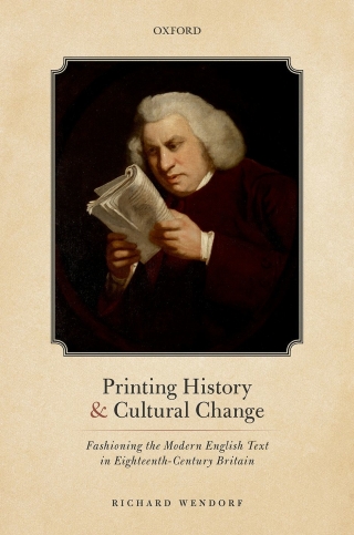 Cover image: Printing History and Cultural Change 9780192898135