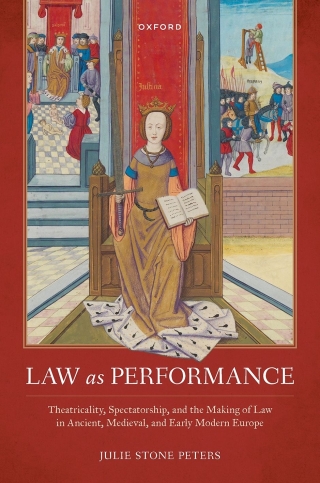 Cover image: Law as Performance 9780192898494