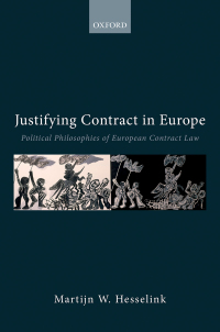 Cover image: Justifying Contract in Europe 9780192843685