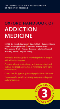 Omslagafbeelding: Oxford Handbook of Addiction Medicine 3rd edition 9780192657893