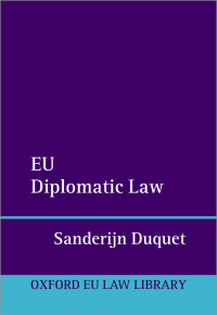 Cover image: EU Diplomatic Law 9780192844552