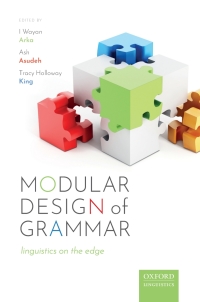 Cover image: Modular Design of Grammar 9780192844842