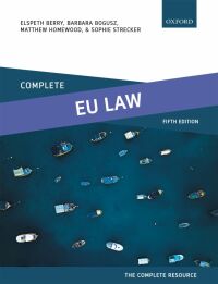 Imagen de portada: Complete EU Law 5th edition 9780192661531