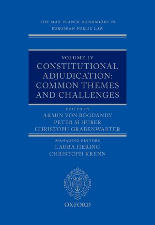 Imagen de portada: The Max Planck Handbooks in European Public Law 9780192846693