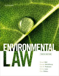 Imagen de portada: Environmental Law 10th edition 9780192663498