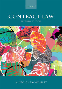 Cover image: Contract Law 7th edition 9780192664761