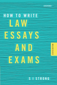 Cover image: How to Write Law Essays & Exams 6th edition 9780192848659