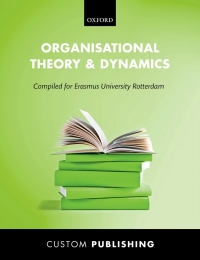 Cover image: Organisational Theory & Dynamics 9780192844460