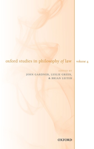 表紙画像: Oxford Studies in Philosophy of Law Volume 4 9780192665263