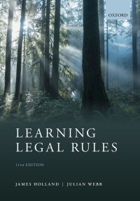 Omslagafbeelding: Learning Legal Rules 11th edition 9780192849090