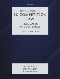 Cover image: Jones & Sufrin's EU Competition Law 8th edition 9780192855015