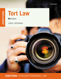 Imagen de portada: Tort Law Directions 8th edition 9780192667786