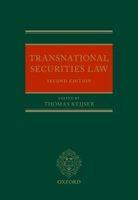 Cover image: Transnational Securities Law 2nd edition 9780192855510