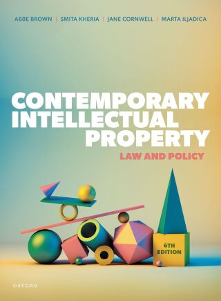 Cover image: Contemporary Intellectual Property 6th edition 9780192855916