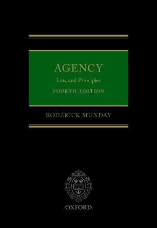 Cover image: Agency 4th edition 9780192856197