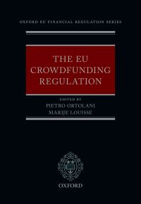 Imagen de portada: The EU Crowdfunding Regulation 9780192856395